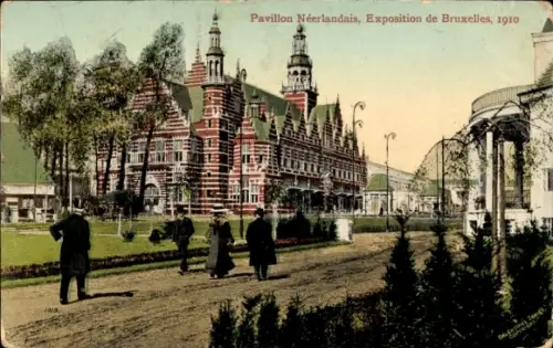 Ak Brüssel, Weltausstellung 1910, Pavillon Néerlandais