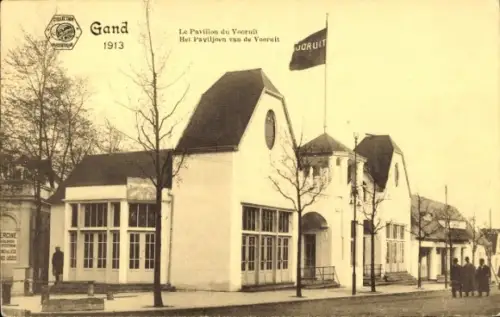CPA Exposition Internationale et Universelle de Gand 1913, Le Pavillon du Vooruit