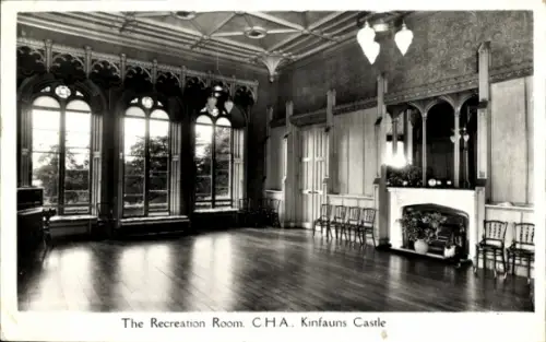Ak Schottland, Ruthven Castle, Kinfauns Castle, Recreation Room