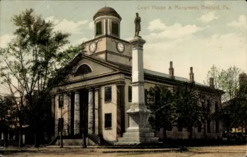 PC Bedford Pennsylvania USA, Court House and Monument