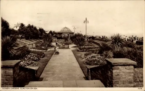 PC Clacton-on-Sea, Essex, England, Sunken Gardens