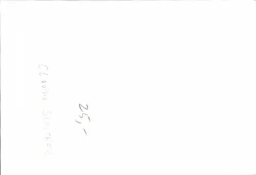 Ak Model Claudia Schiffer, Portrait, Autogramm