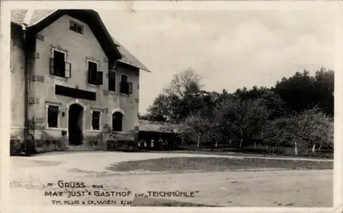 Ak Wien 1 Innere Stadt, Gasthof zur Teichmühle, Max Just,  1933
