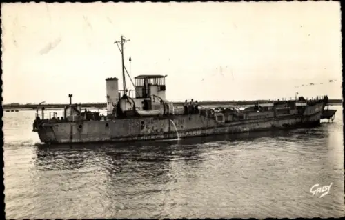 Ak La Tremblade la Cayenne Charente Maritime, Le Bac, Fähre