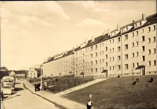 Ak Pohlitz Greiz in Thüringen, Doktor Otto Nuschke Straße