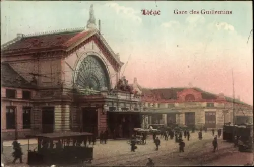 Ak Liège Lüttich Wallonien, Gare des Guillemins
