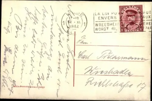 Ak Liège Lüttich Wallonien, Gare des Guillemins