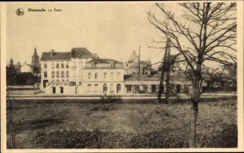 Ak Diksmuide Dixmude Westflandern, La Gare