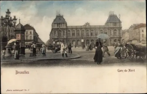 Ak Bruxelles Brüssel, Gare du Nord