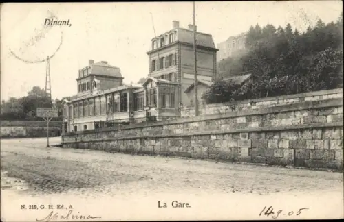 Ak Dinant Wallonien Namur, La Gare