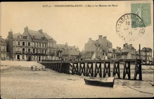 Ak Grandcamp les Bains Calvados, L'Epi, Les Maisons du Perre