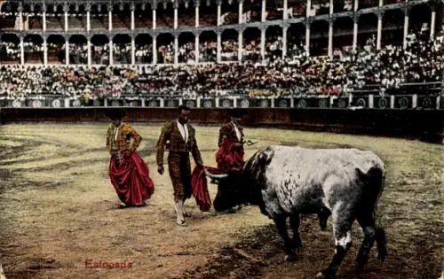 Ak Stierkampf, Arena, Torero, Stier