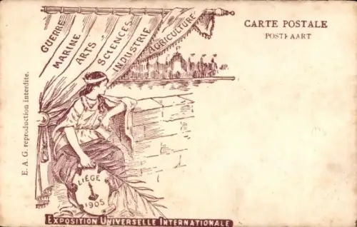 CPA Exposition Universelle et Internationale de Liege 1905, Metallurgie