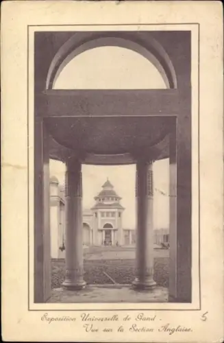 CPA Exposition Universelle de Gand 1913, Section Anglaise