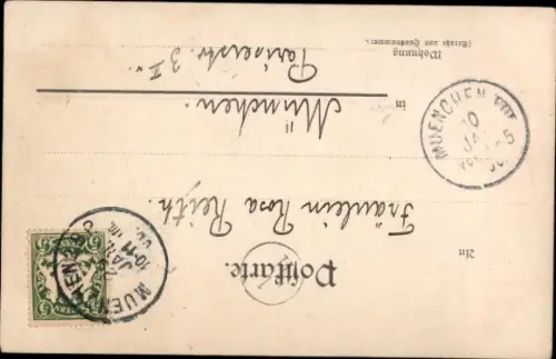 Ak München, Münchner Kindl, Bier, Fass