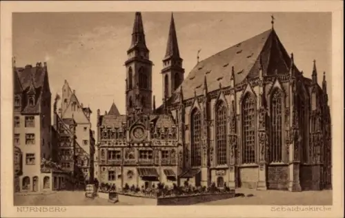 Ak Nürnberg, Sebalduskirche