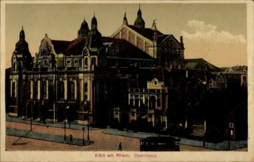 Ak Köln am Rhein, Köln am Rhein, Opernhaus,  Architektur