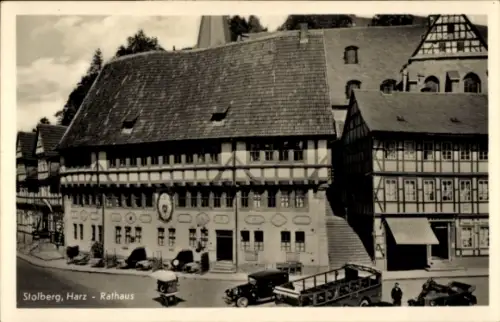 Ak Stolberg im Harz, Rathaus