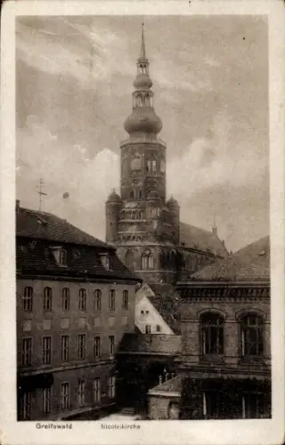 Ak Hansestadt Greifswald, Nicolaikirche