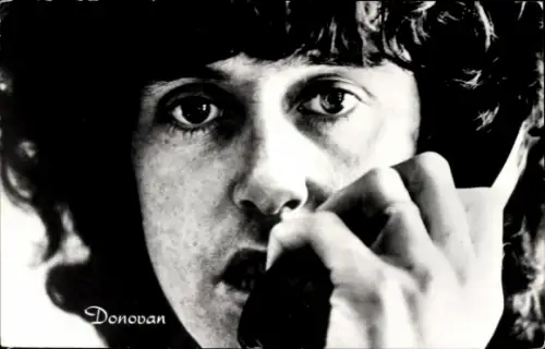 Ak Sänger Donovan, Porträt