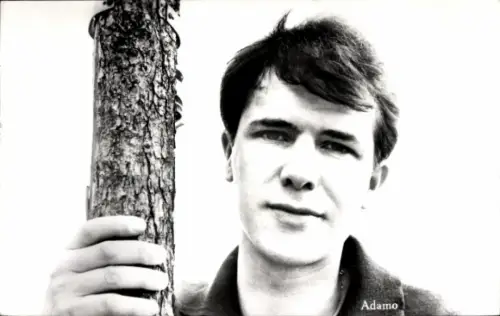 Ak Sänger Adamo, Porträt