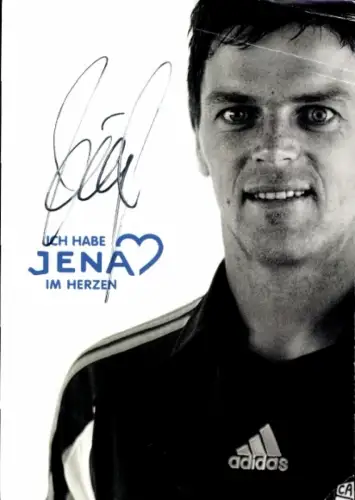 Autogrammkarte Fußballer Torsten Ziegner, FC Carl Zeiss Jena, Autogramm