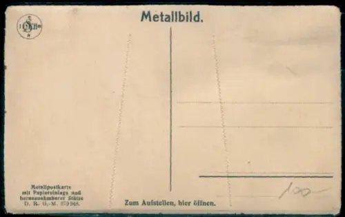Metall Ak Zeppelins Luftschiff, Graf von Zeppelin