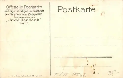 Ak Zeppelin-Tage, Graf von Zeppelin, Luftschiff