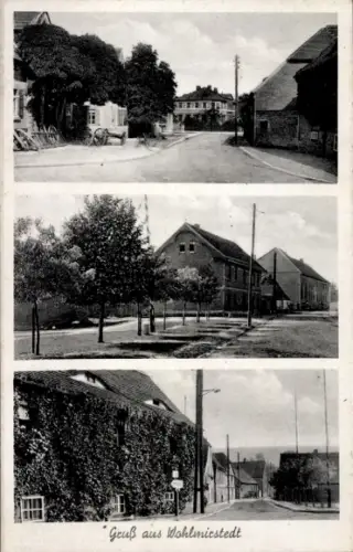 Ak Wohlmirstedt Kaiserpfalz im Burgenlandkreis, Straßenansichten