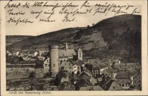 Ak Neuerburg in der Eifel, Gesamtansicht
