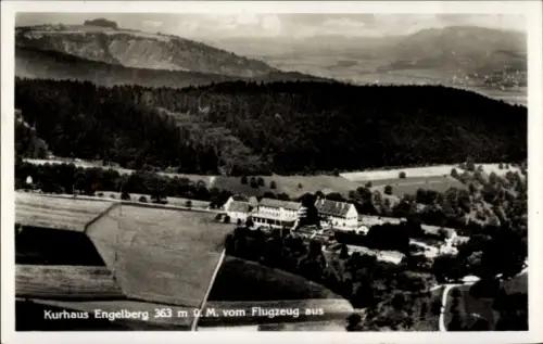 Ak Engelberg Kanton Obwalden Schweiz, Kurhaus  Luftaufnahme, Natur, Umgebung