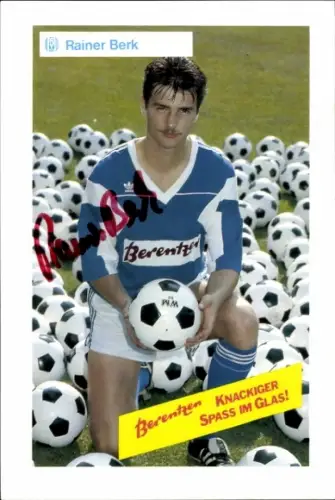 Autogrammkarte Fußballer Rainer Berk, SV Meppen, Autogramm