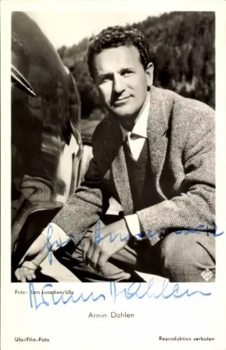 Ak Schauspieler Armin Dahlen, Portrait, Autogramm