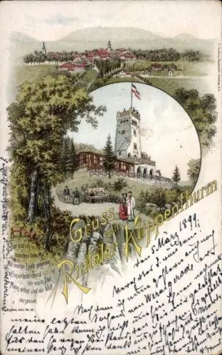 Litho Rinteln an der Weser, Klippenturm