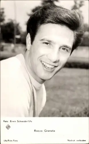 Ak Sänger Rocco Granata, Portrait