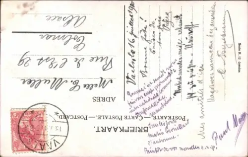 Künstler Ak Gerstenhauer, Johann Georg, Mann in Niederländischer Tracht, Volendam