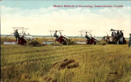 PC Saskatchewan, Canada, Modern Methods of Harvesting
