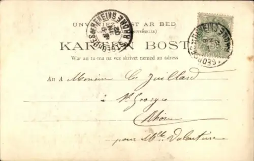 Lied Ak Les chansons de Botrel illustrees, Le fil cassé