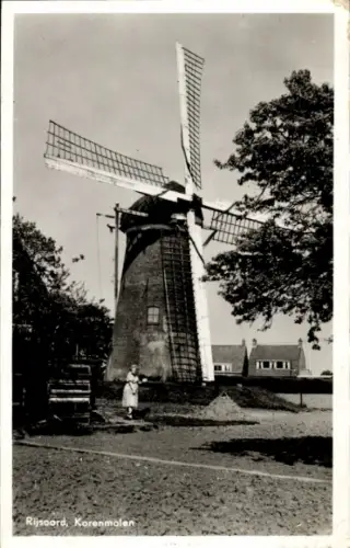 Ak Rijsoord Ridderkerk Zuid-Holland Nederland, Korenmolen