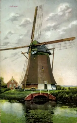 Ak Niederlande, Windmühle