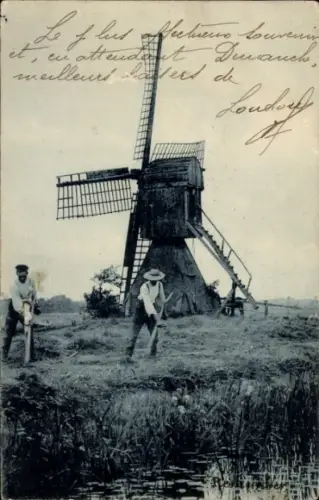 Ak Frankreich, Windmühle