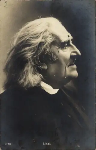 Ak Komponist Franz Liszt, Liszt Ferencz, Portrait