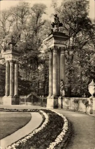 Ak Potsdam, Schloss Sanssouci, Obeliskportal