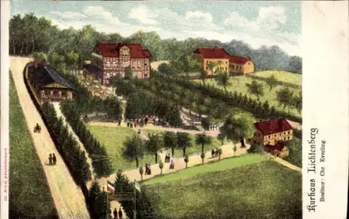 Ak Lichtenberg Salzgitter in Niedersachsen, Kurhaus Lichtenberg, Chr. Everling