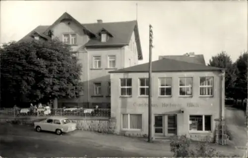 Ak Altendorf Sebnitz Sächsische Schweiz, Gasthaus Heiterer Blick, Trabant