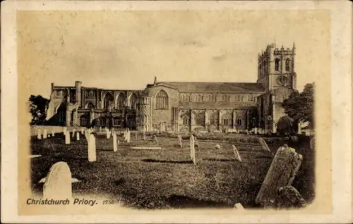 Ak Christchurch Dorset England, Christchurch Priory