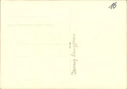 Ak Gdańsk Danzig, Danzig Langgasse, Brunnen,  Gebäude, Autos