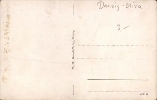 Ak Oliva Gdańsk Danzig, Schlossgartenidyll