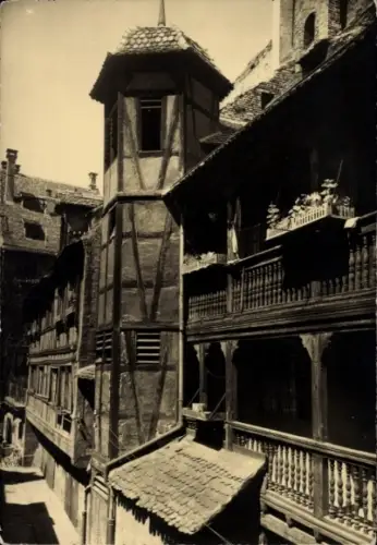 Ak Strasbourg Straßburg Elsass Bas Rhin, Rabenhof