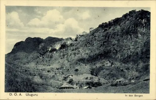 Ak Uluguru Deutsch Ostafrika Tansania, in den Bergen